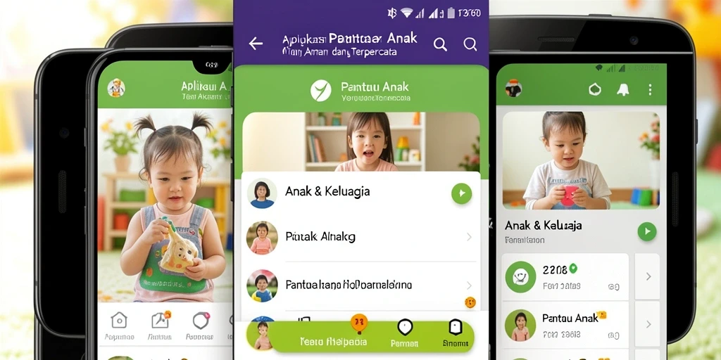 Antarmuka aplikasi FB168 menampilkan fitur Pantau Anak dengan jelas.