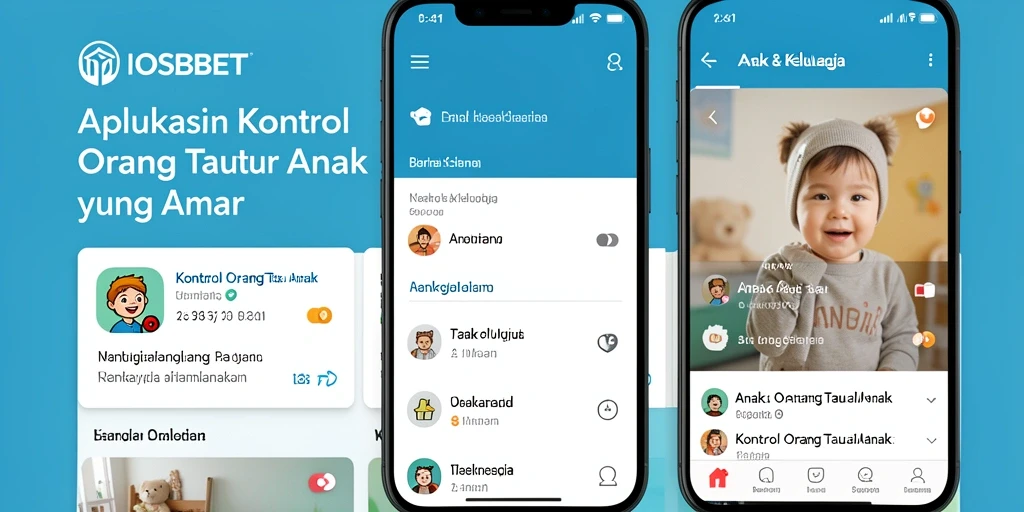 Tampilan antarmuka aplikasi IOSBET yang intuitif untuk kontrol orang tua.