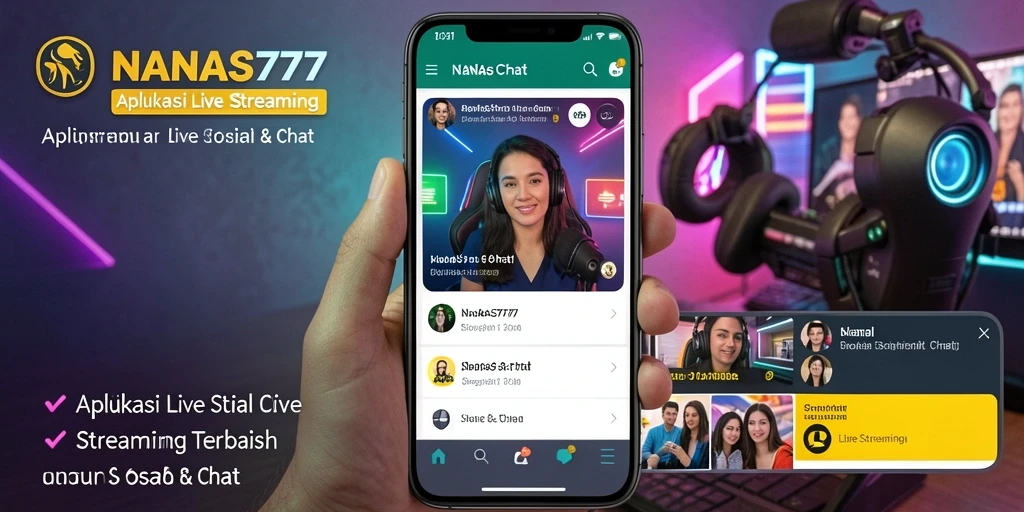 Antarmuka NANAS777 yang intuitif dengan fitur Live Streaming.